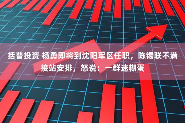 括普投资 杨勇即将到沈阳军区任职，陈锡联不满接站安排，怒说：一群迷糊蛋
